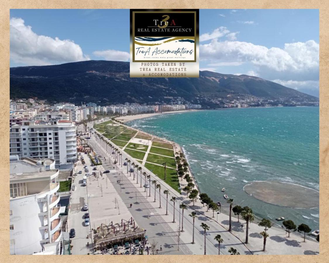 Trea Accomodations - 2 Bedrooms - Riviera With Private Parking Vlore Bagian luar foto