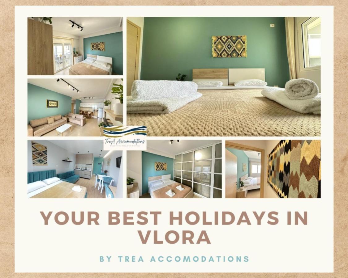 Trea Accomodations - 2 Bedrooms - Riviera With Private Parking Vlore Bagian luar foto